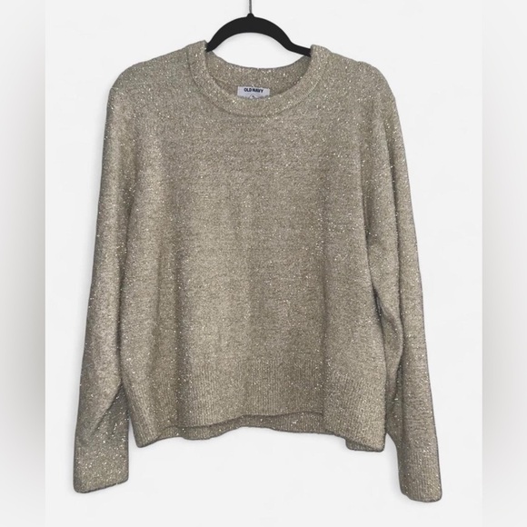 Old Navy Sweaters - Old Navy Women's Glitter Knit Sweater - Cream